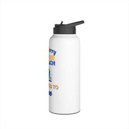 Minister Curry Water Bottle - "Anointed to Preach, Appointed to Serve" Stainless Steel Bottle