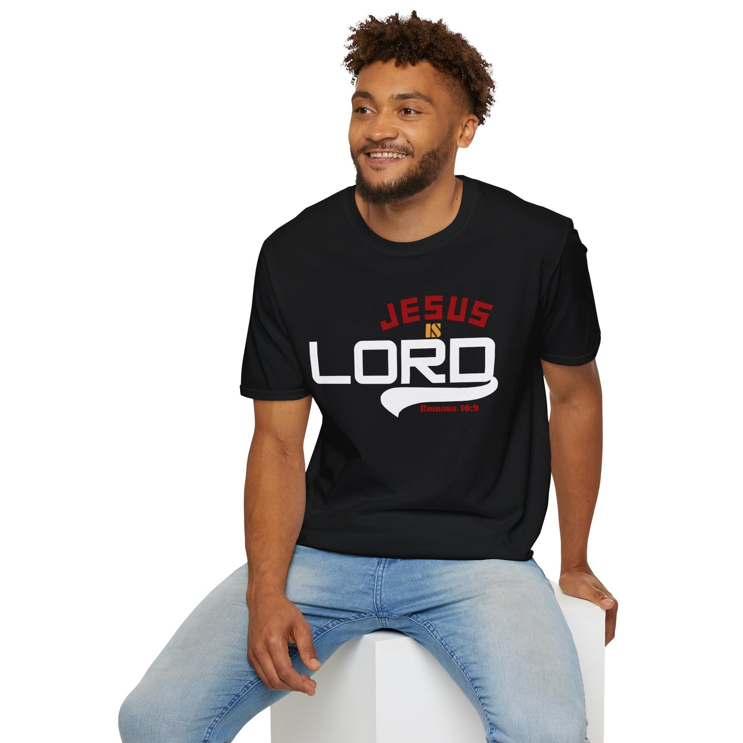 Inspirational Jesus is Lord T-Shirt | Unisex Softstyle Tee for Faith & Fellowship