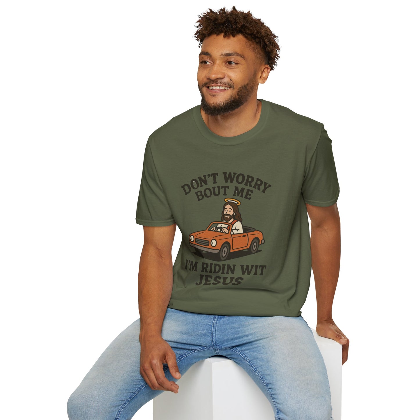 Ridin' Wit Jesus Unisex Softstyle T-Shirt