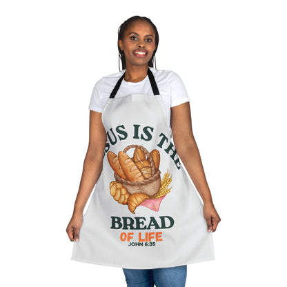 Inspirational Jesus Is the Bread of Life Apron with 5-Color Straps
