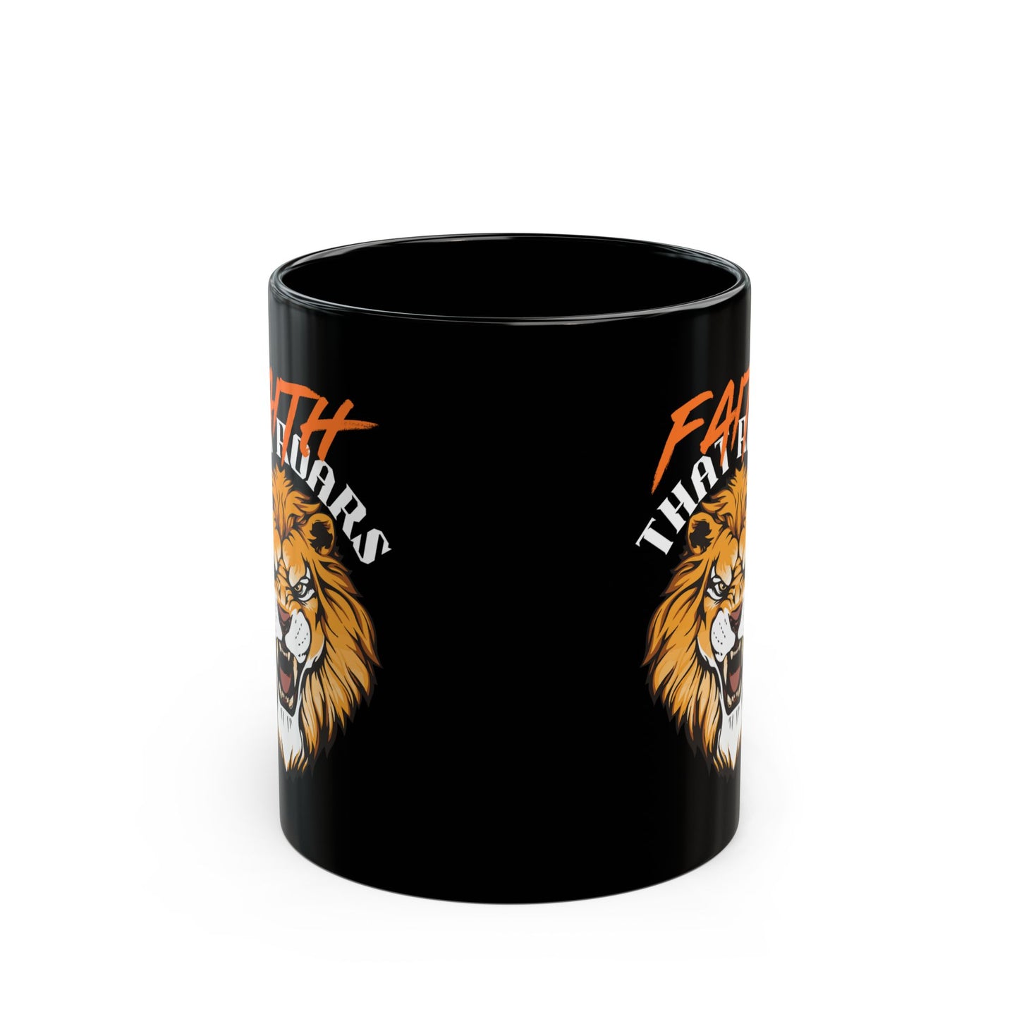 Faith That Roars -Bold Lion Design, Perfect for Inspiration and Motivation