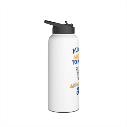 Minister Curry Water Bottle - "Anointed to Preach, Appointed to Serve" Stainless Steel Bottle