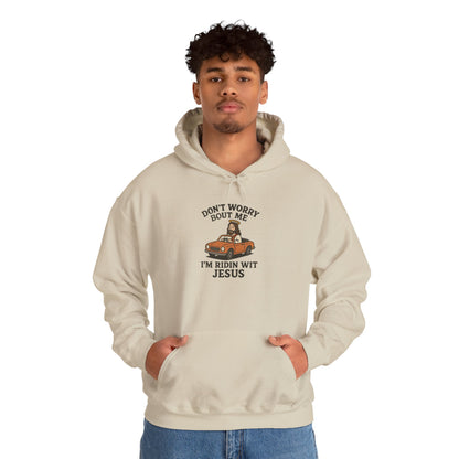 Ridin' Wit Jesus Hooded Sweatshirt