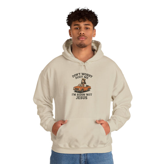 Ridin' Wit Jesus Hooded Sweatshirt