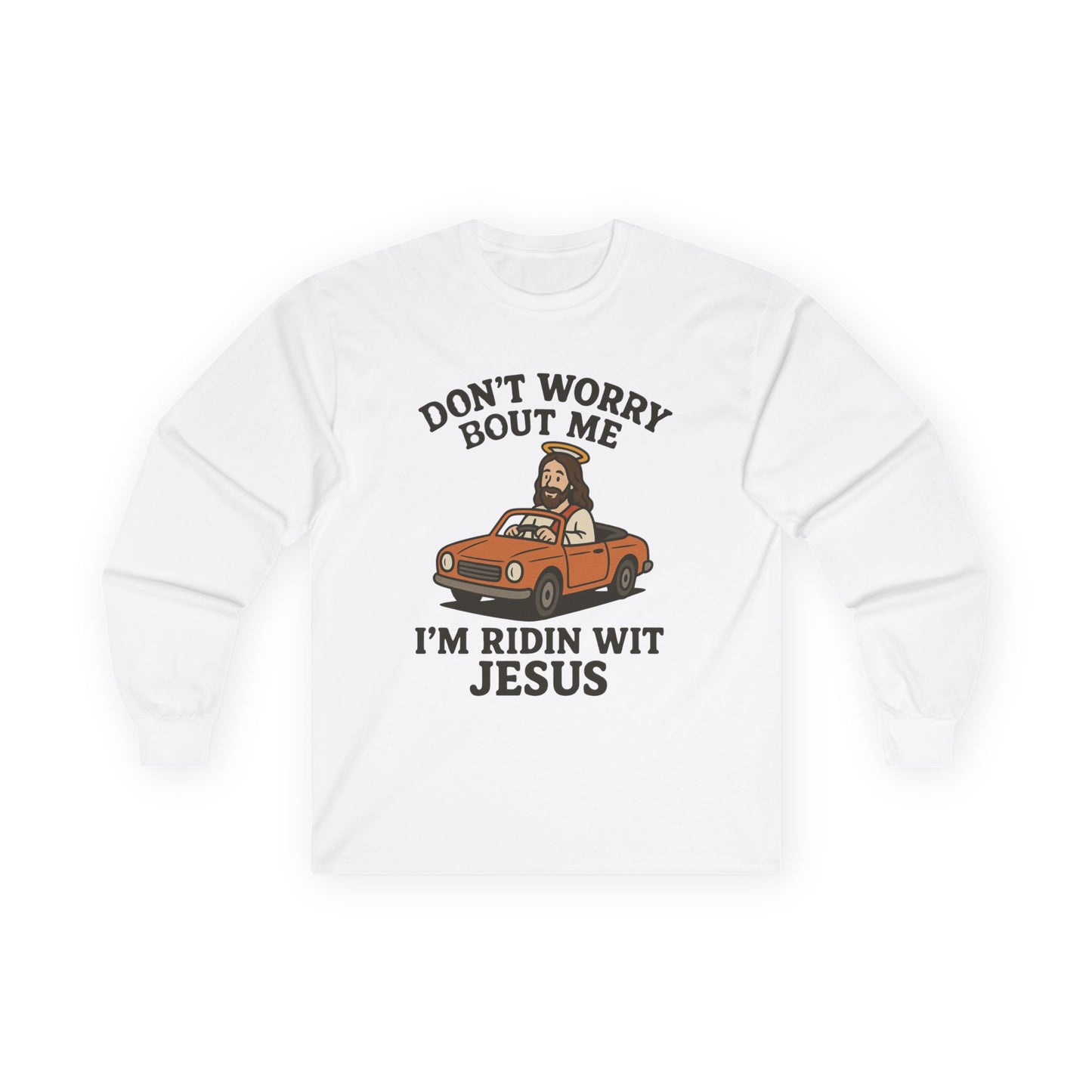 Ridin' Wit Jesus Long Sleeve Tee