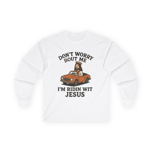 Ridin' Wit Jesus Long Sleeve Tee