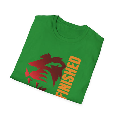 Unisex Softstyle T-Shirt - 'It Is Finished' Motivational Tee for Inspiration and Faith