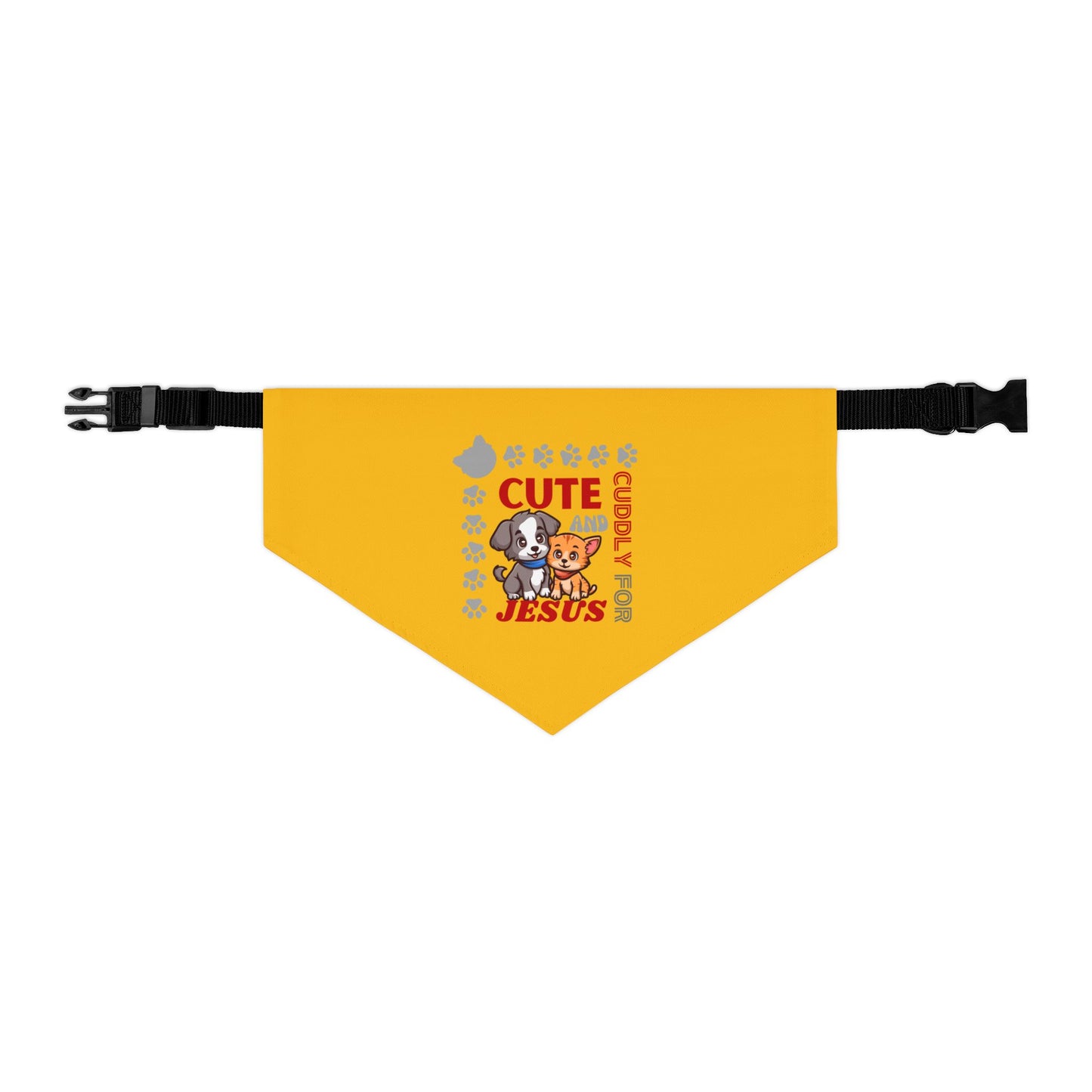 Cute and Cuddly for Jesus Pet Bandana Collar for Dogs - Stylish Accessory for Pet Lovers