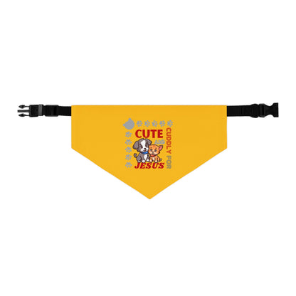 Cute and Cuddly for Jesus Pet Bandana Collar for Dogs - Stylish Accessory for Pet Lovers