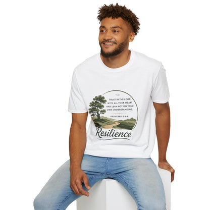 Resilience Bible Verse T‑Shirt — Proverbs 3:5-6 Inspirational Faith Tee