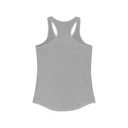 Floral Heart Women's Racerback Tank - Perfect for Summer & Fitness