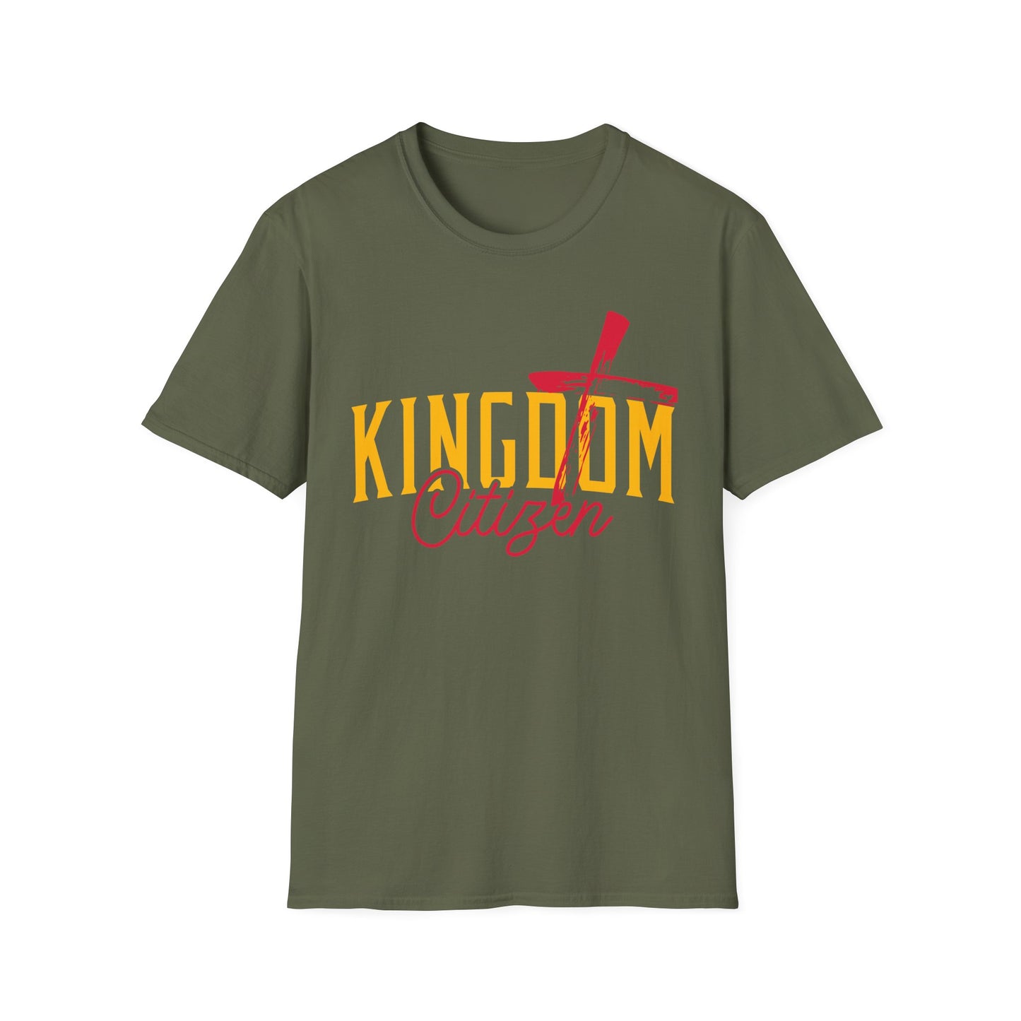 Kingdom Citizen Unisex Softstyle T-Shirt - Faith-Inspired Graphic Tee