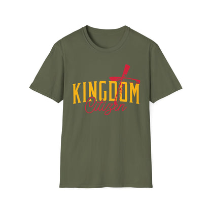Kingdom Citizen Unisex Softstyle T-Shirt - Faith-Inspired Graphic Tee