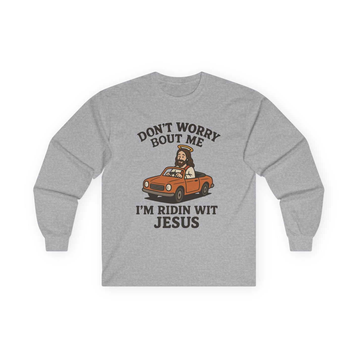Ridin' Wit Jesus Long Sleeve Tee