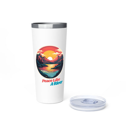 Peace Life A River Tumbler | 22oz Copper Vacuum Insulated Cup, Travel Mug, Outdoor Beverage Container, Gift for Nature Lovers, Camping [...]