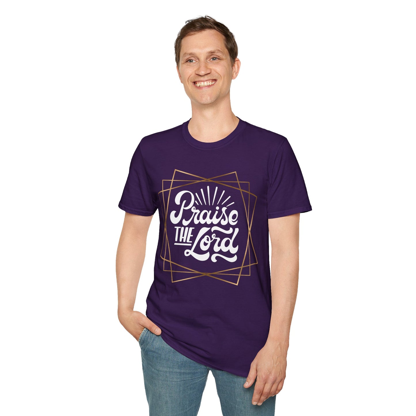 Praise the Lord Unisex Softstyle T-Shirt - Faith-Inspired Apparel for Everyday Wear