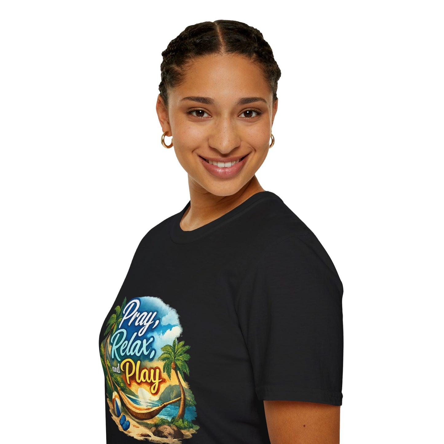 Pray, Relax & Play Beach T-Shirt