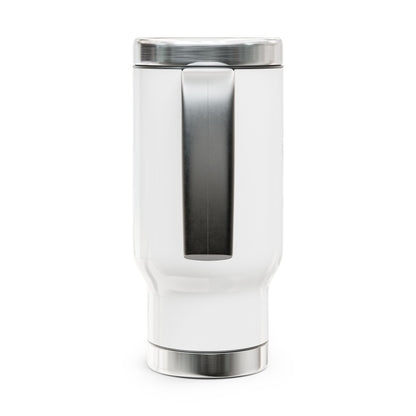 Kingdom Citizen Stainless Steel Travel Mug - 14oz with Handle for Daily Inspiration