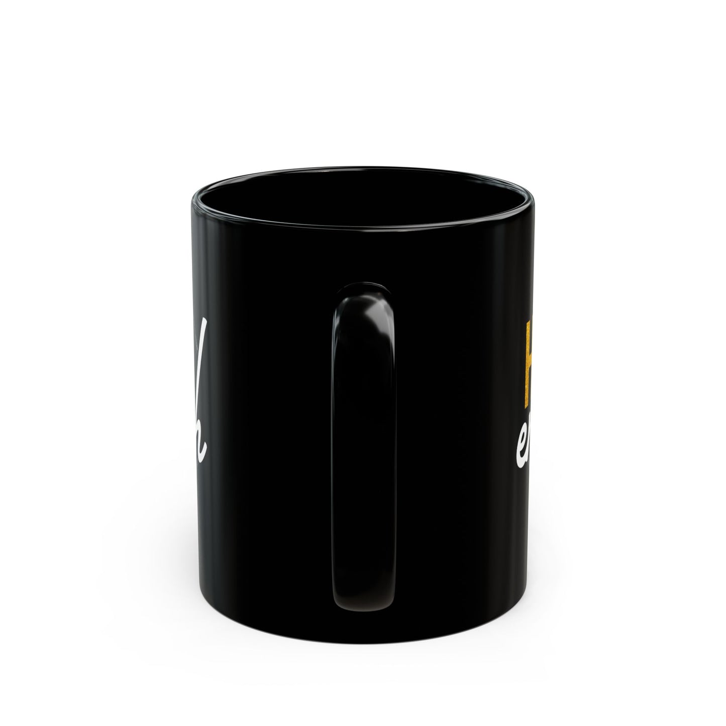 He Is Enough, Black Mug (11oz, 15oz)