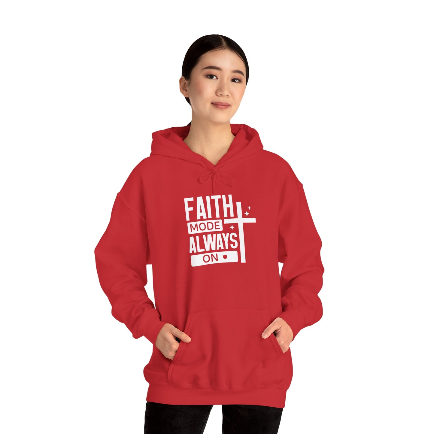 Faith Mode Hooded Sweatshirt - Unisex Heavy Blend™