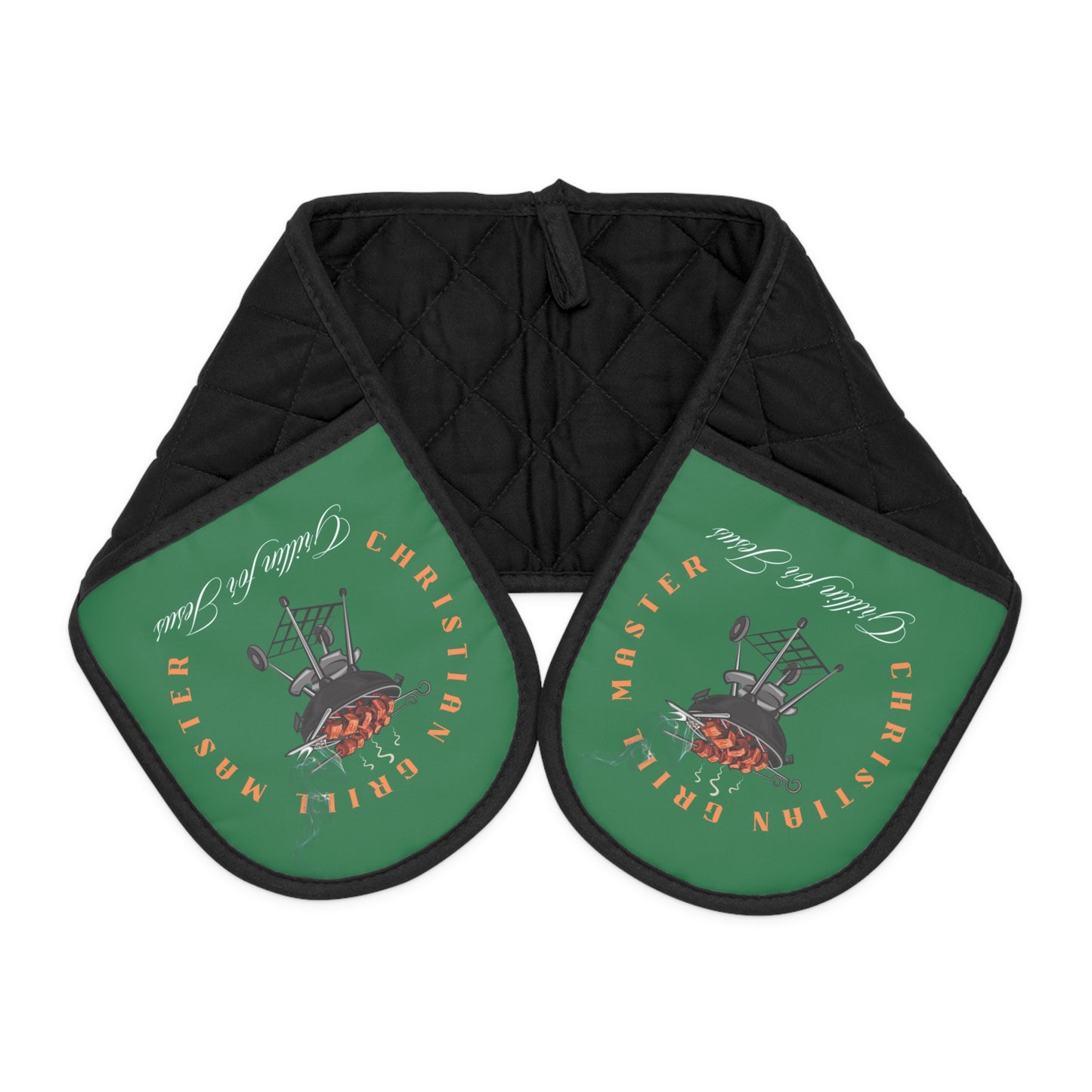 Funny Christian Oven Mitts - Great Master Culinary Gift for Cooking Enthusiasts